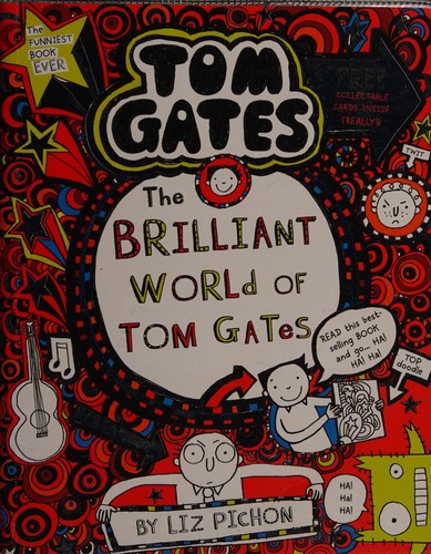 The Brilliant World of Tom Gates book cover with doodle-style illustrations by Liz Pichon