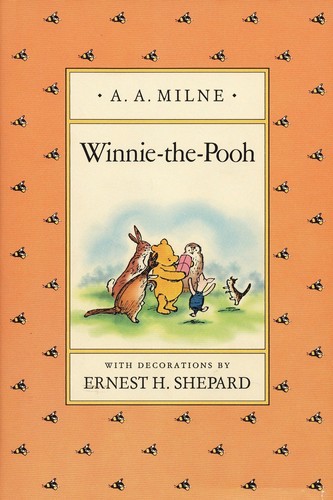 Winnie-the-Pooh book cover with E.H. Shepard illustration